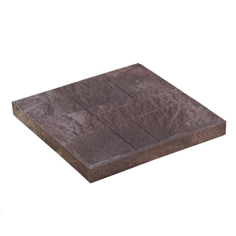 Плитка тротуарная полимерпесчаная 330х330х35 мм коричневая