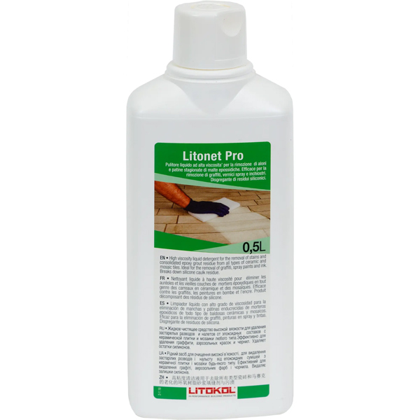 Очиститель Litokol Litonet Pro, флакон 0,5 л