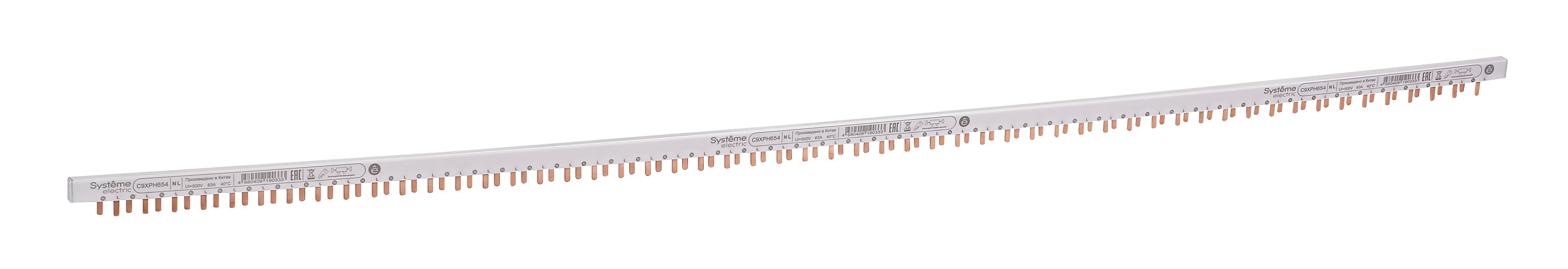 Systeme Electric Шинка Греб. 1П+Н (NL1) 9мм 54мод 63А