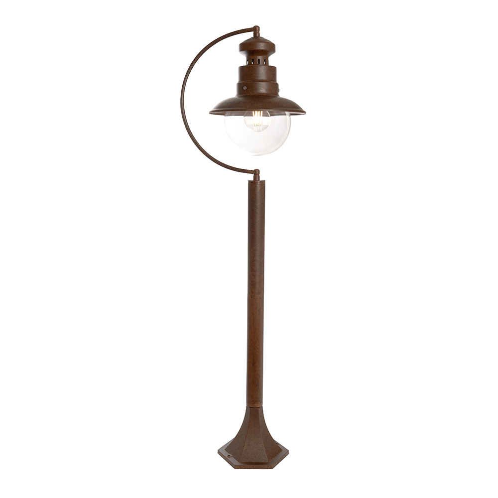 Feron Светильник садово-парковый, 60W 230V IP44 коричневый, PL576