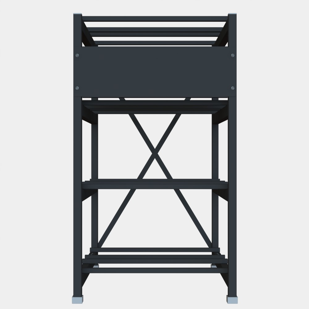 Systeme Electric Стеллаж 4 полочный 2 ряда 800х935х1430