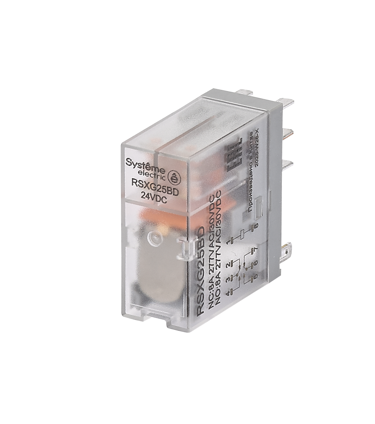 Systeme Electric Реле 8A 2CO 24VDC