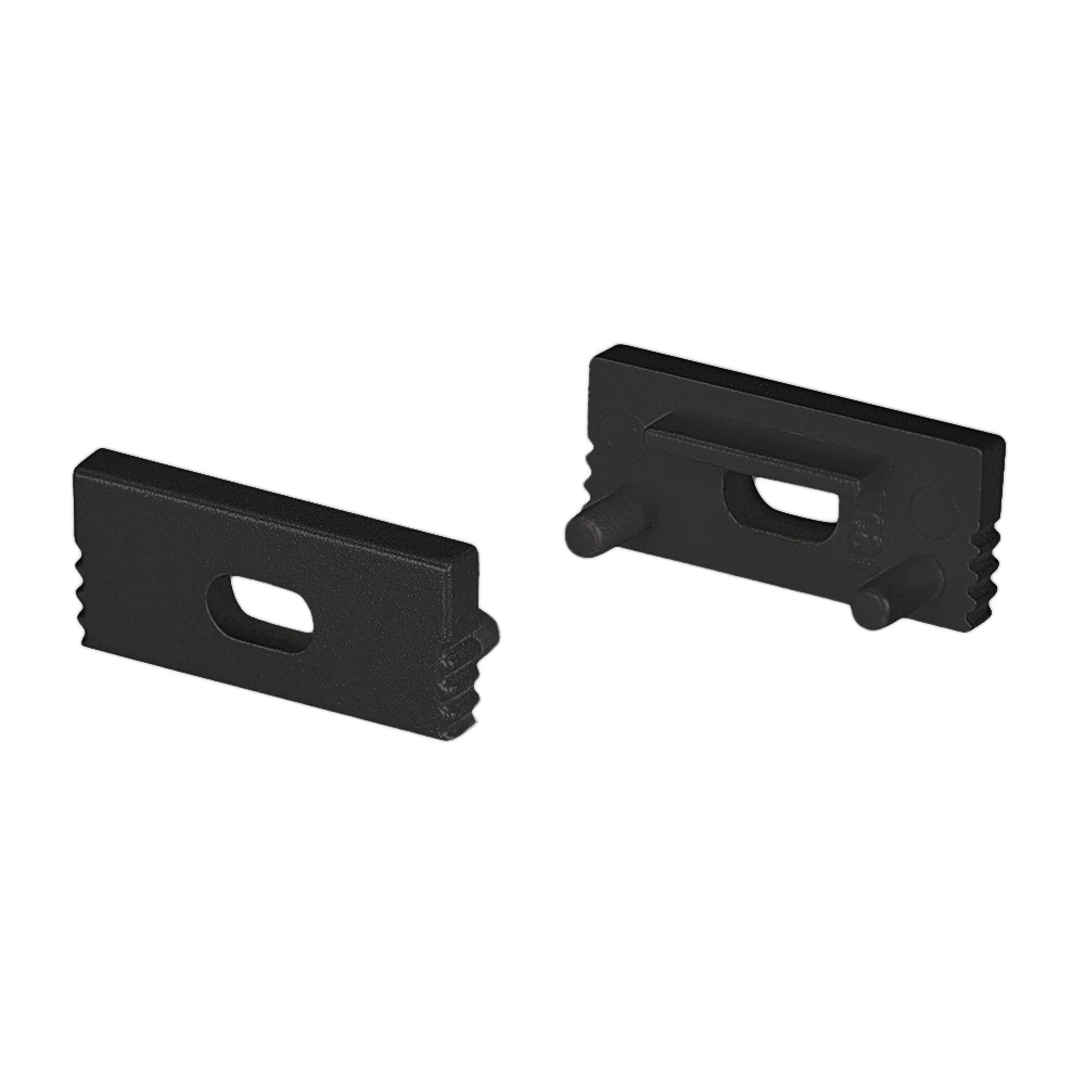 Arlight Заглушка SL-SLIM-H7 BLACK с отверстием (Пластик)