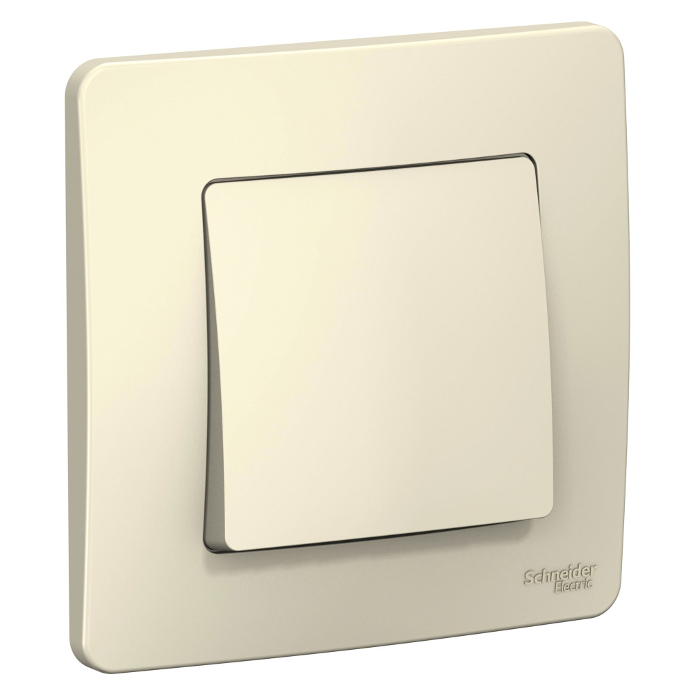 Systeme Electric Blanca внутр Молочный Выключатель 1-клавишный, 6А, 250B