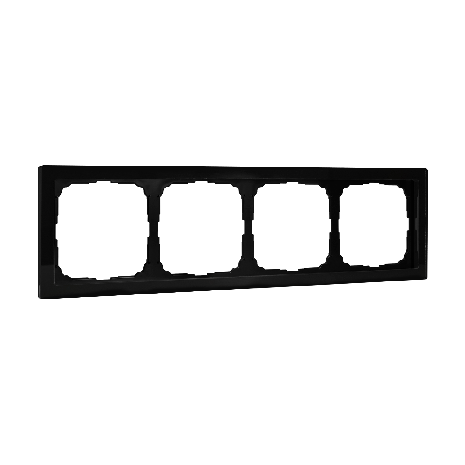 Systeme Electric ArtGallery Pure Органическое стекло Черный Рамка 4-ая