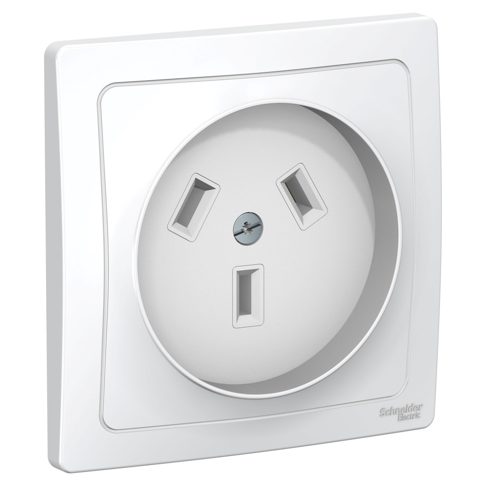 Systeme Electric Blanca внутр Бел Розетка силовая 2Р+N, 32А, 250В