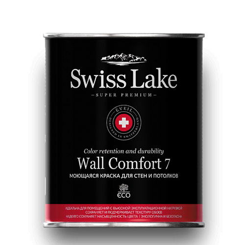 Краска Swiss Lake Wall Comfort 7 База С 9 л