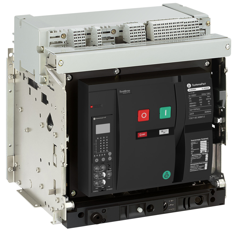 Systeme Electric АВ 40H 3P 6.0E вык,ВП MCH+MX+XF AC230V
