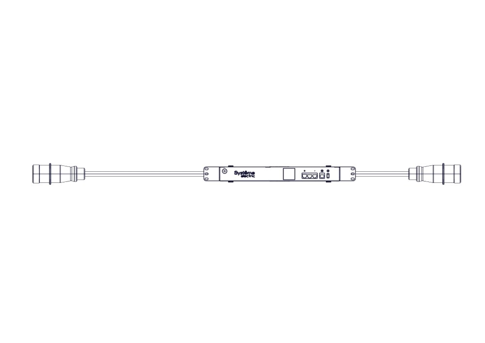 Systeme Electric БРП, с мониторингом, серия Uniprom, 0/1U, 400В, 3Ф, 32A, вход IEC309, выход IEC309