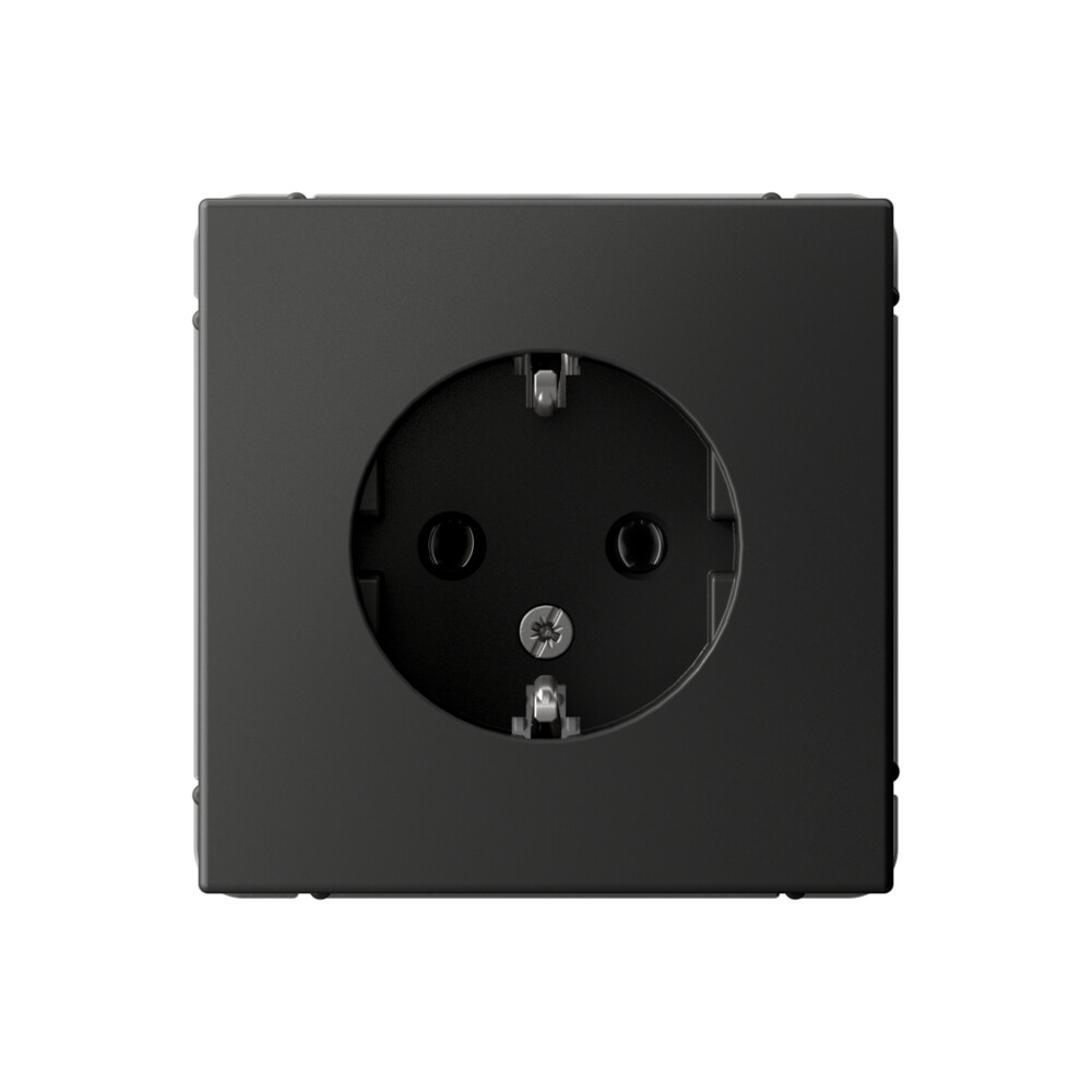 Systeme Electric ArtGallery Базальт Розетка с заземлением, 16А, механизм