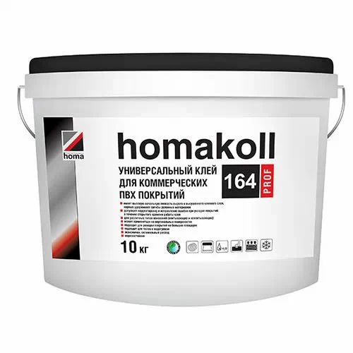 Клей Homakoll для коммерческих ПВХ покрытий 164, 1.3 кг