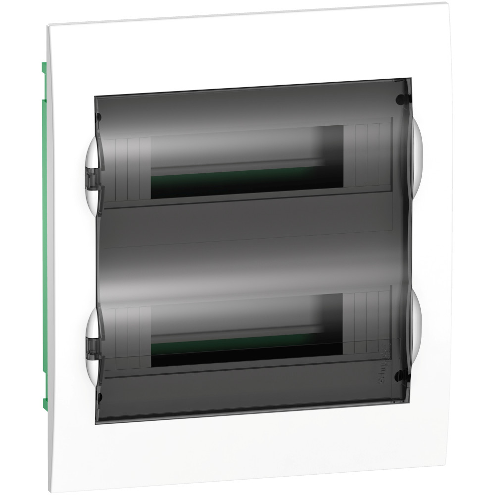 Systeme Electric City9 Корпус встраиваемый с прозрачной дверью 2ряд/24мод, IP40, IK07, 63А, 2 клеммы