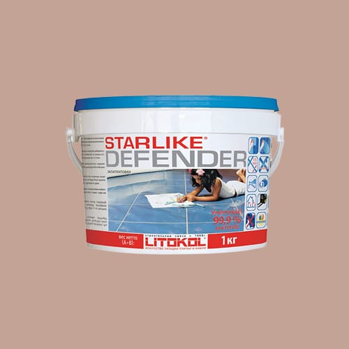 Затирка швов эпоксидная Litokol Starlike Defender С.250 Sabbia (Бежевый), 1 кг