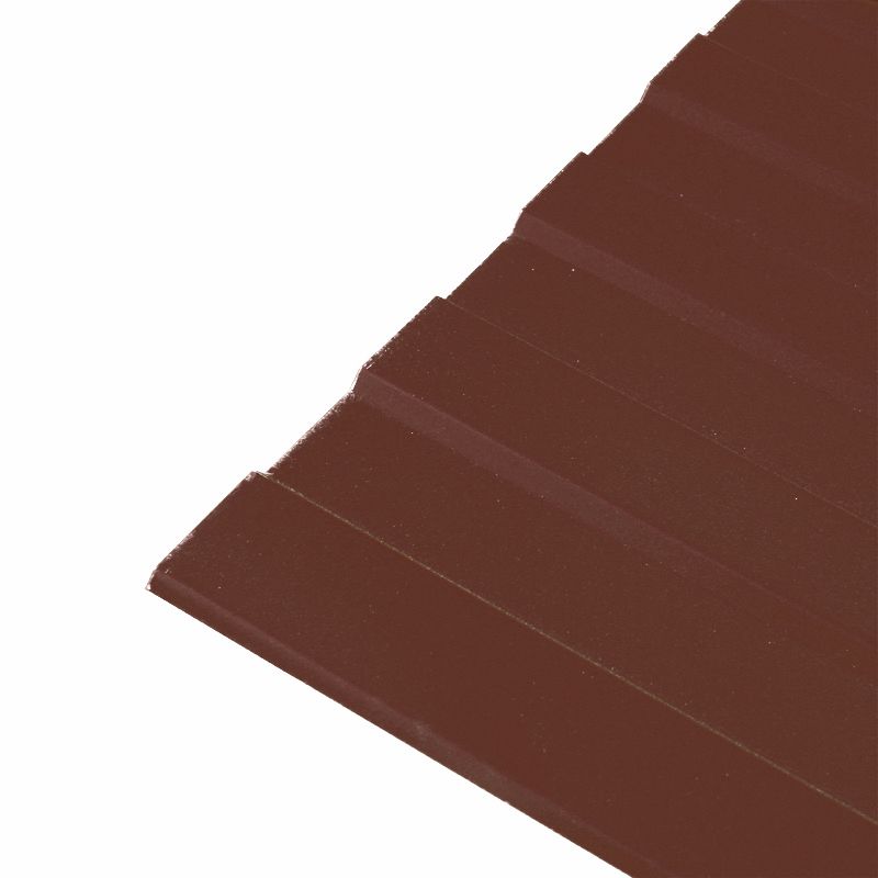 Профнастил С-8 1200х2000 (ПЭ-8017-0,4мм) Шоколад