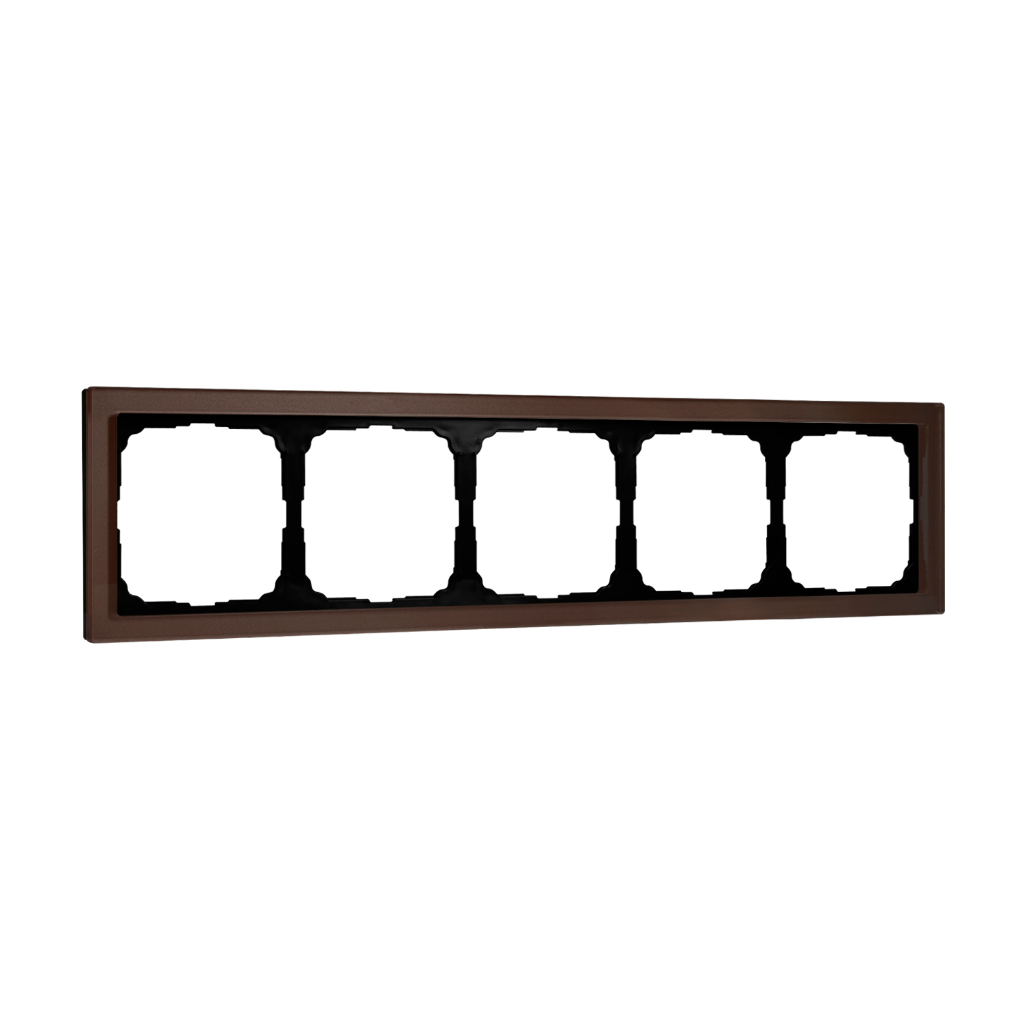 Systeme Electric ArtGallery Pure Органическое стекло Мокко Рамка 5-ая