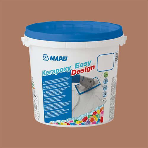 Эпоксидная затирка для плитки Mapei Kerapoxy Easy Design 0142 Brown, темно-коричневый 3 кг