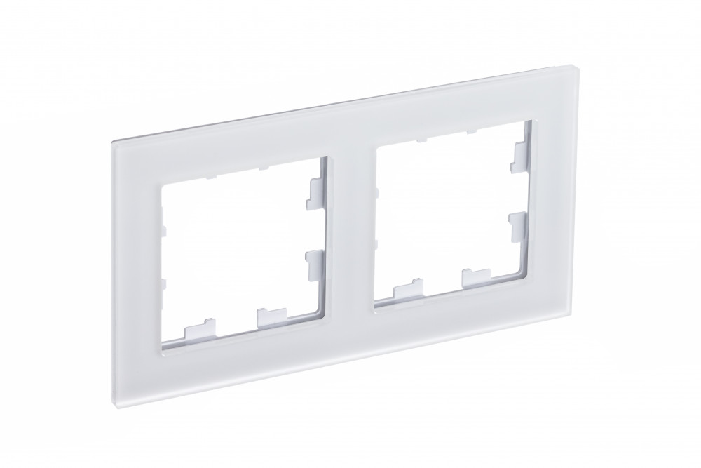 Systeme Electric AtlasDesign Nature Матовое стекло белый Рамка 2-ая