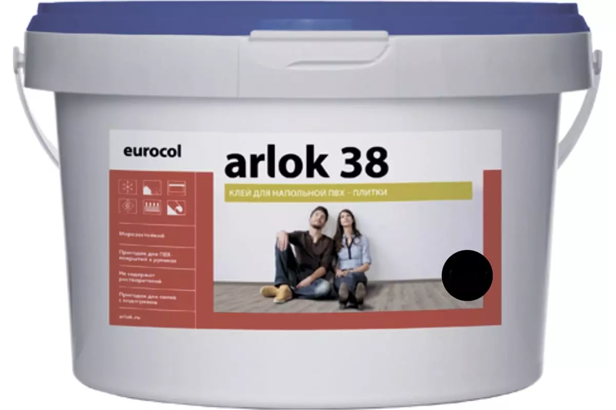 Клей для напольной ПВХ-плитки Arlok 38, 13кг