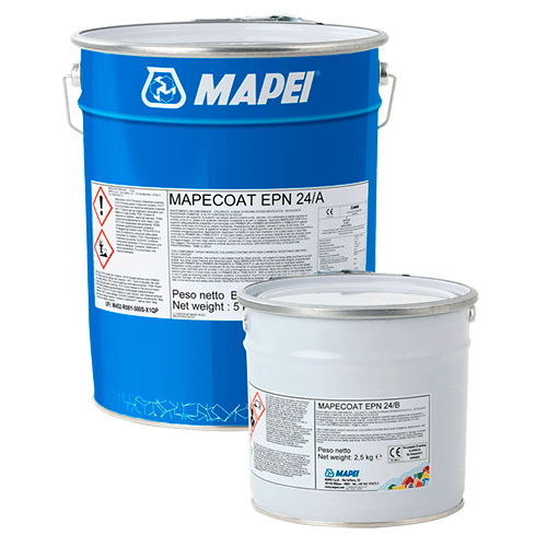 Краска для защиты бетона Mapei Mapecoat Epn 24 /A Ral 7001 5кг