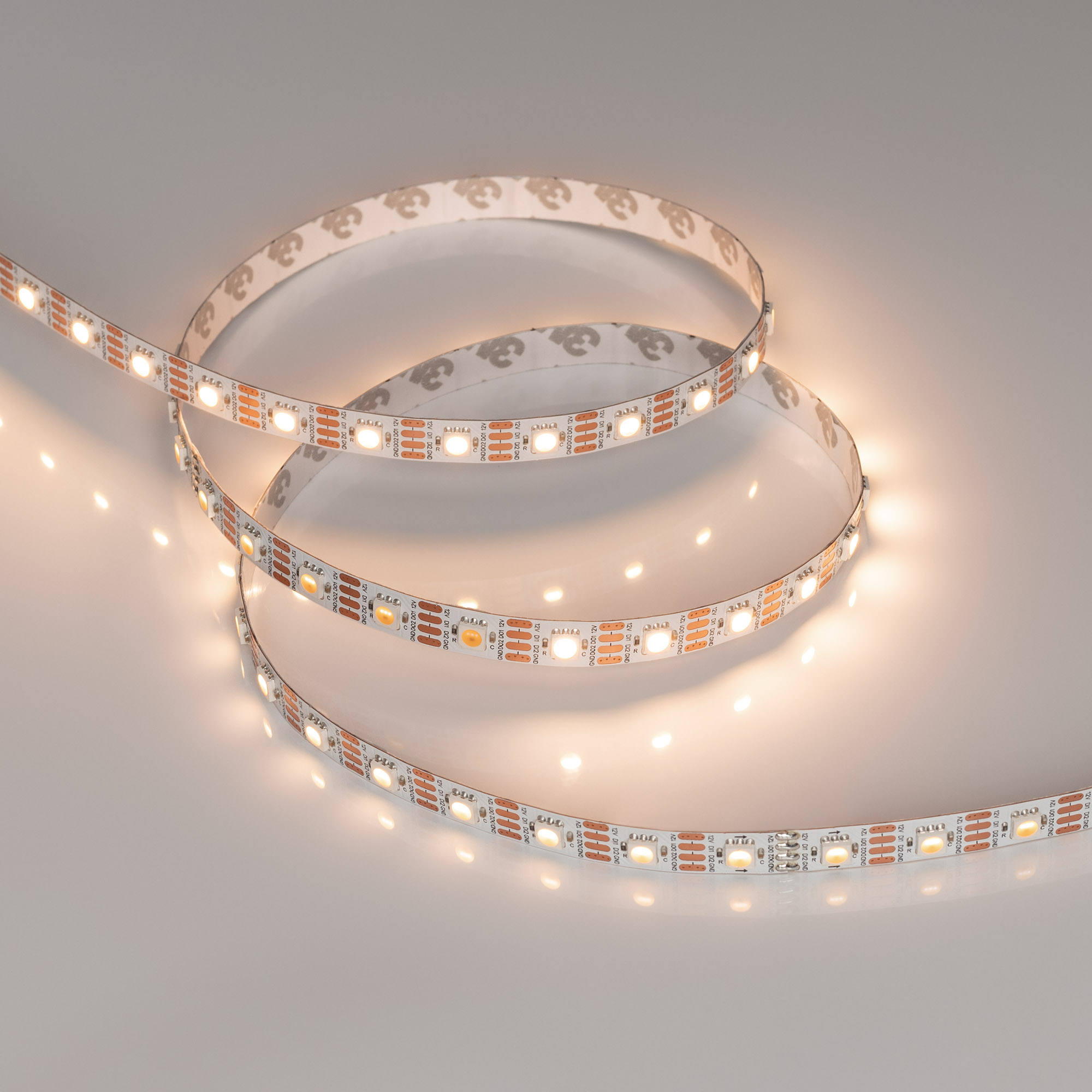 Arlight Лента SPI-B60-10mm 12V Warm3000-PX1-RAM (9.3 W/m, IP20, 5060, 5m) (бегущий огонь)