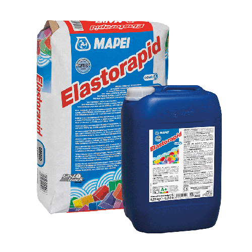 Клей для плитки Mapei Elastorapid A+B серый 31,25кг