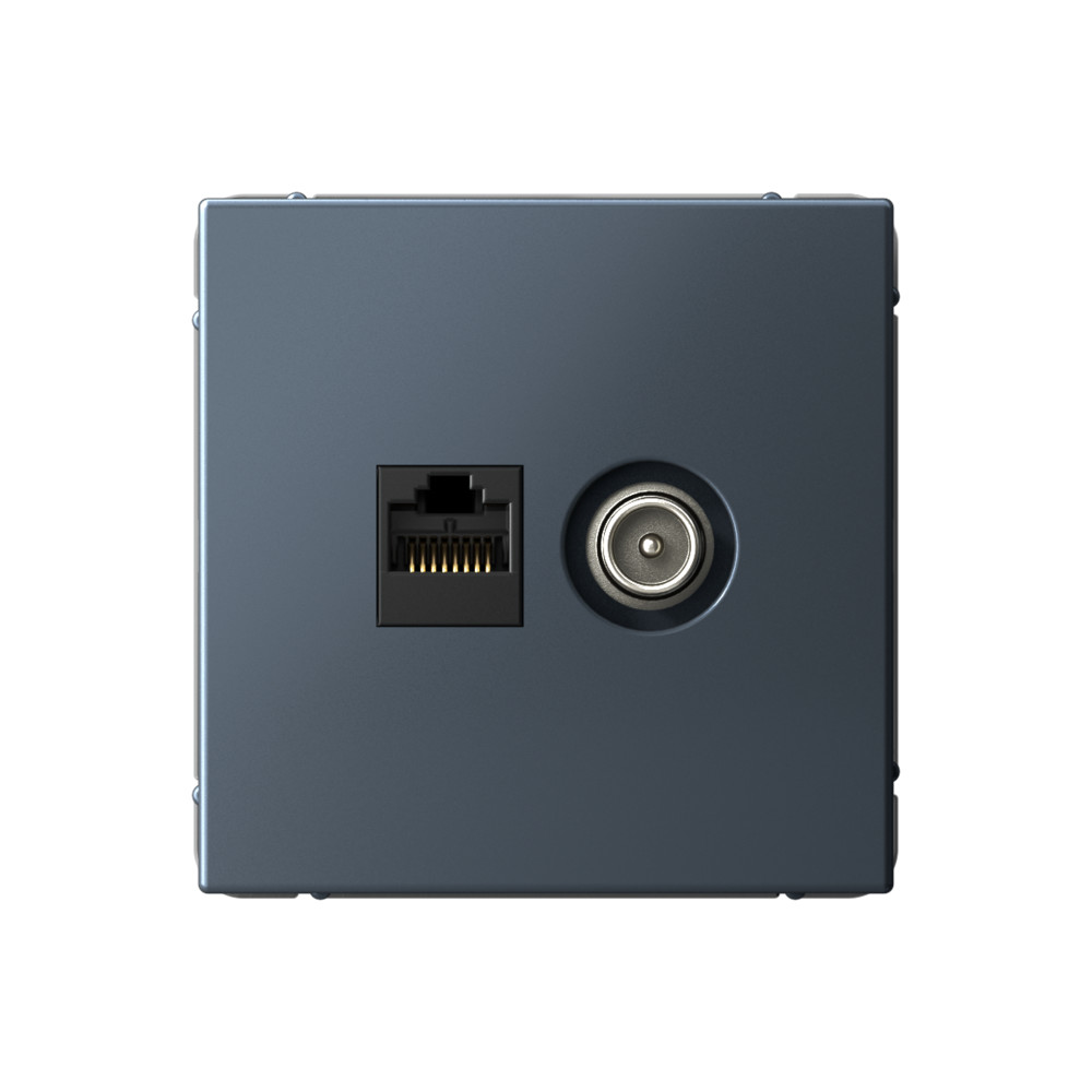 Systeme Electric ArtGallery Грифель Розетка двойная ТВ + компьютерная RJ45, кат. 5Е