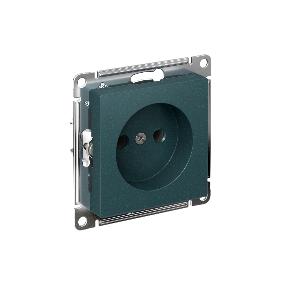 Systeme Electric AtlasDesign Изумруд Розетка без заземления без шторок, 16А, мех., быстрозажим. клем.