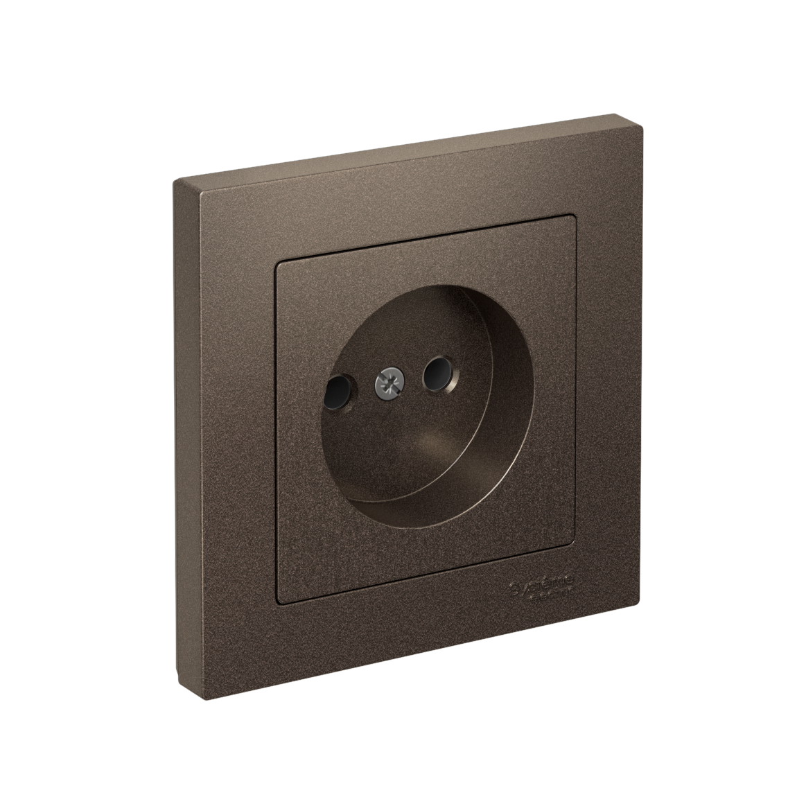 Systeme Electric AtlasDesign Мокко Розетка без заземления, 16А, в сборе, быстрозажим. клем.