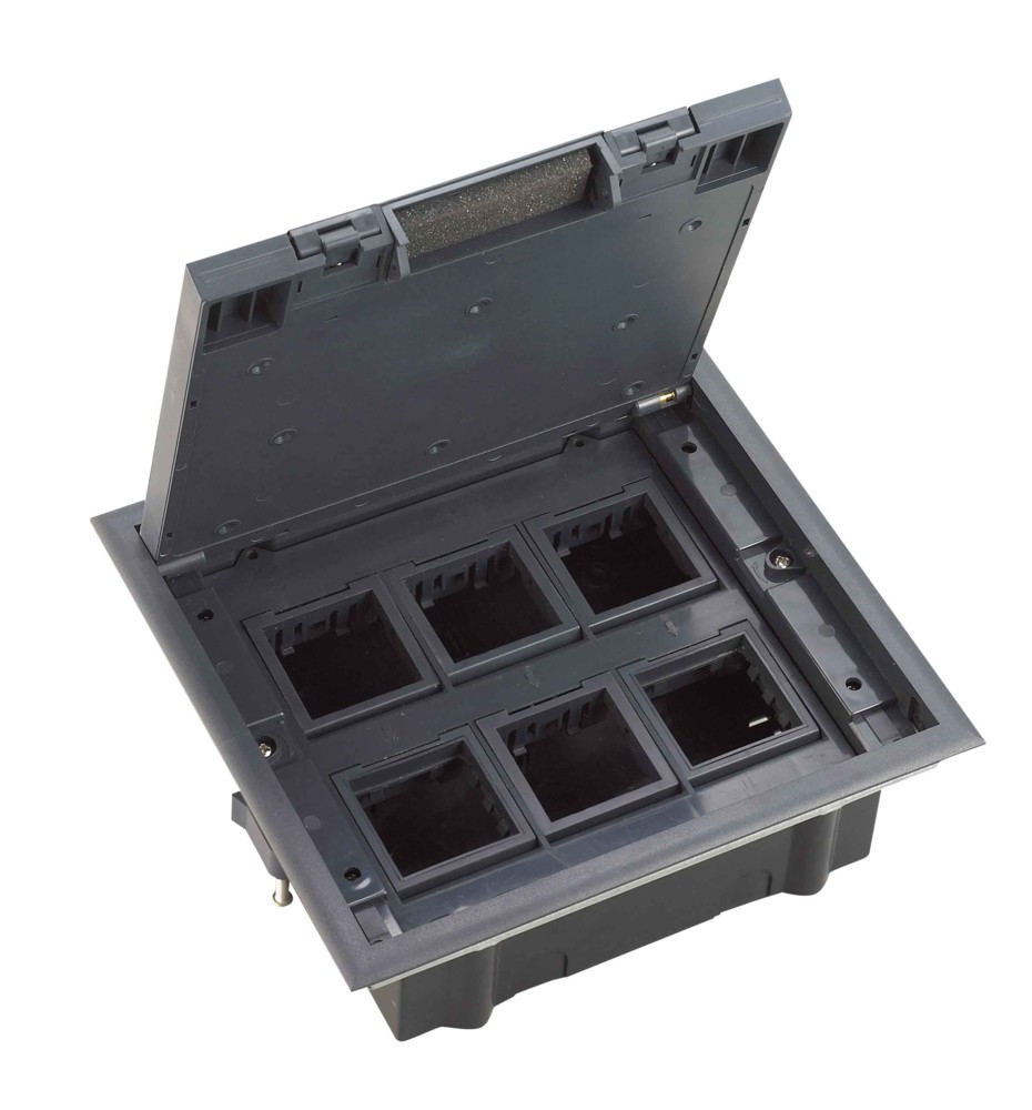 Systeme Elecrtic MultiDesk Люк на 12 модулей IP40 для фальшпола с монтажной коробкой, тип MDK10