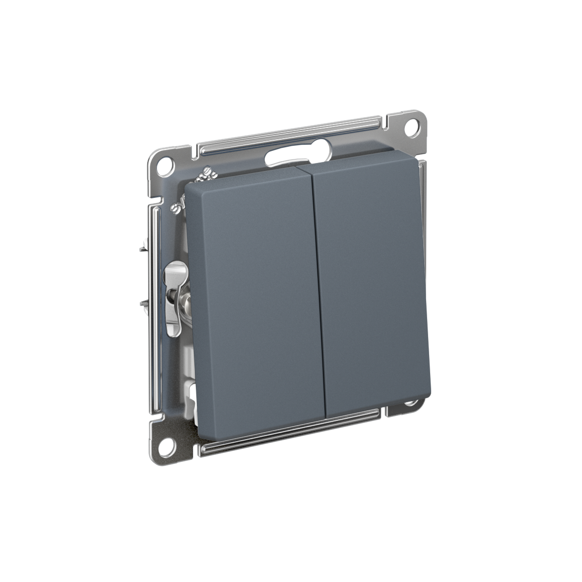 Systeme Electric AtlasDesign Грифель Выключатель 2-клавишный, сх.5, 10АХ, мех., быстрозажим. клем.