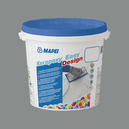 Эпоксидная затирка для плитки Mapei Kerapoxy Easy Design 0112 Medium Grey Средне-серый, 3 кг