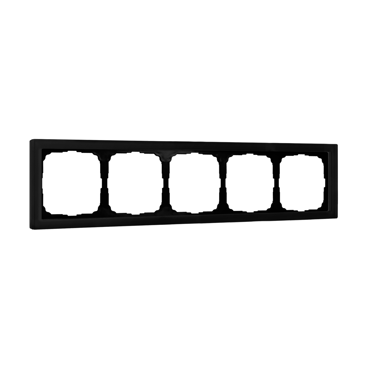 Systeme Electric ArtGallery Pure Матовое органическое стекло Черный Рамка 5-ая