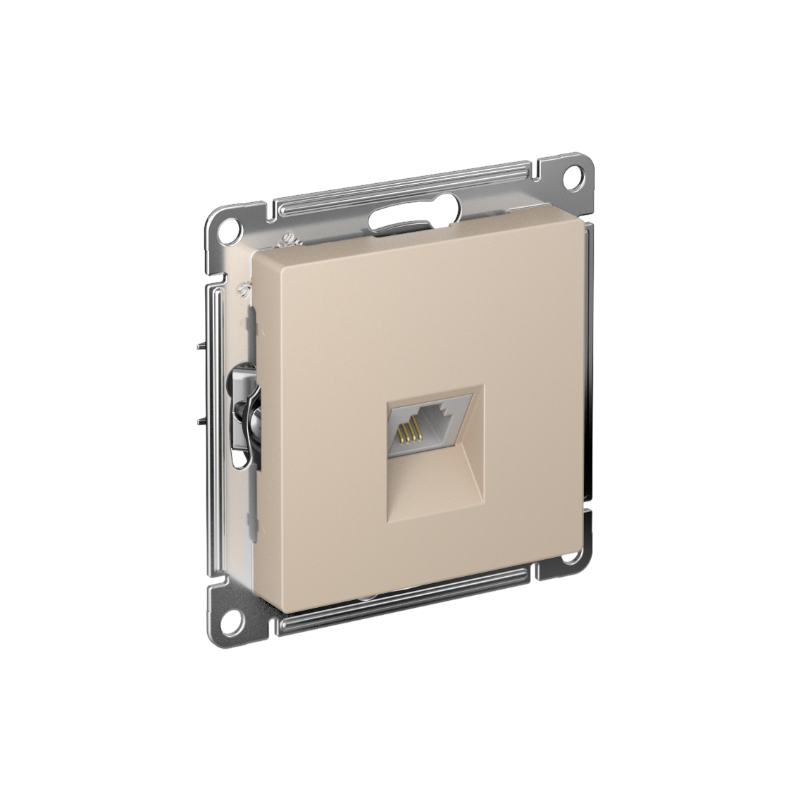 Systeme Electric AtlasDesign Песочный Розетка телефонная RJ11, механизм