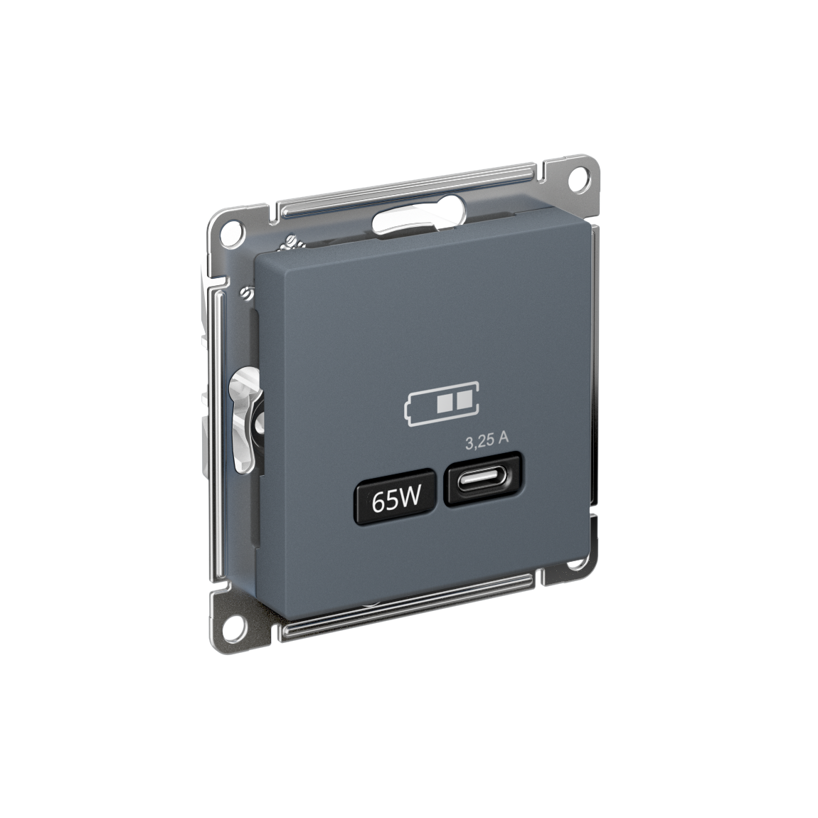Systeme Electric AtlasDesign Грифель USB Розетка тип-C 65W высокоскор.заряд. QC, PD, мех.