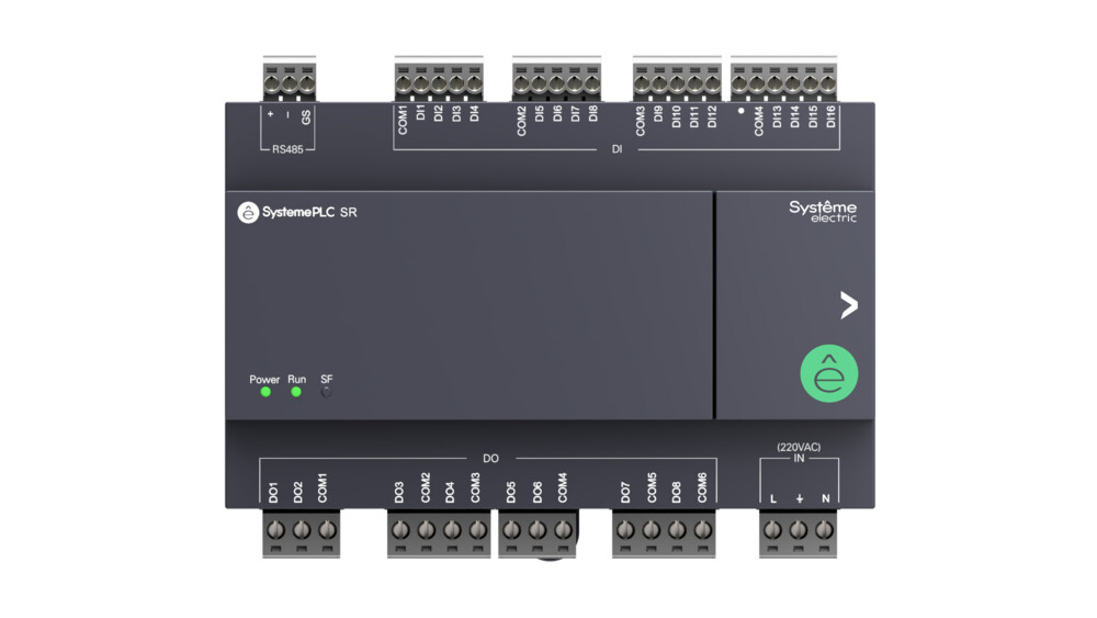 Systeme Electric Интеллектуальное реле SR1; 220 VAC; 24 IO: 16 DI, 8 DO (реле); 1xRS485