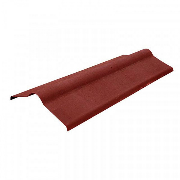 Коньковый элемент Onduline красный 1000 х 420 мм Коньковый элемент Onduline красный 1000 х 420 мм