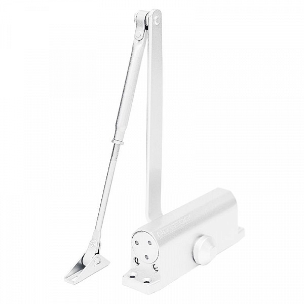 Доводчик дверной DC-080 WHITE 60-100 кг белый NOTEDO Доводчик дверной DC-080 WHITE 60-100 кг белый NOTEDO