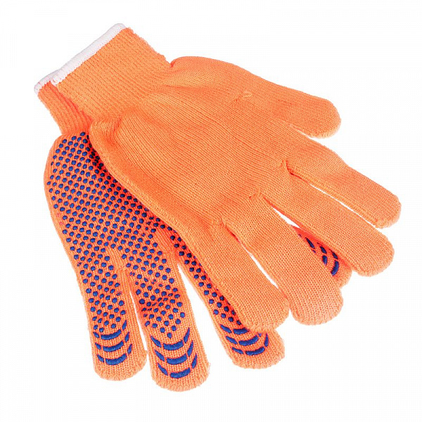 Перчатки сигнальные с защитой от скольжения Перчатки сигнальные с защитой от скольжения