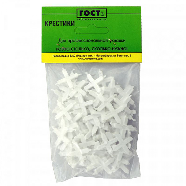 Крестики для плитки 4 мм (100 штук) Крестики для плитки 4 мм (100 штук)