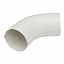 Колено трубы O 90, 60 гр. (RAL 9010-0,6) белый GRANDSYSTEM Колено трубы O 90, 60 гр. (RAL 9010-0,6) белый GRANDSYSTEM
