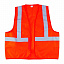 Жилет сигнальный оранжевый, флуоресцентный, XL Жилет сигнальный оранжевый, флуоресцентный, XL
