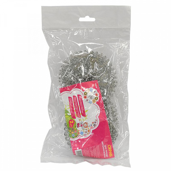 Набор губок для посуды Elfe, металлические, 2 шт Набор губок для посуды Elfe, металлические, 2 шт